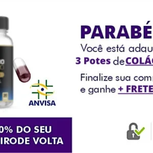 Colágeno Tipo II Pró- Kit com 3 Potes